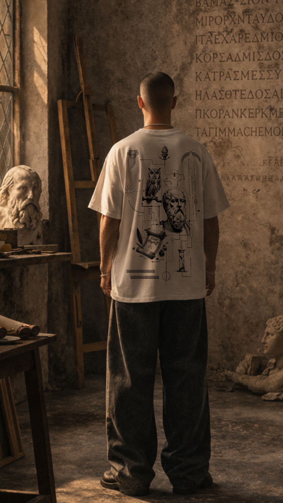 SOCRATES OVERSIZED T-SHIRT