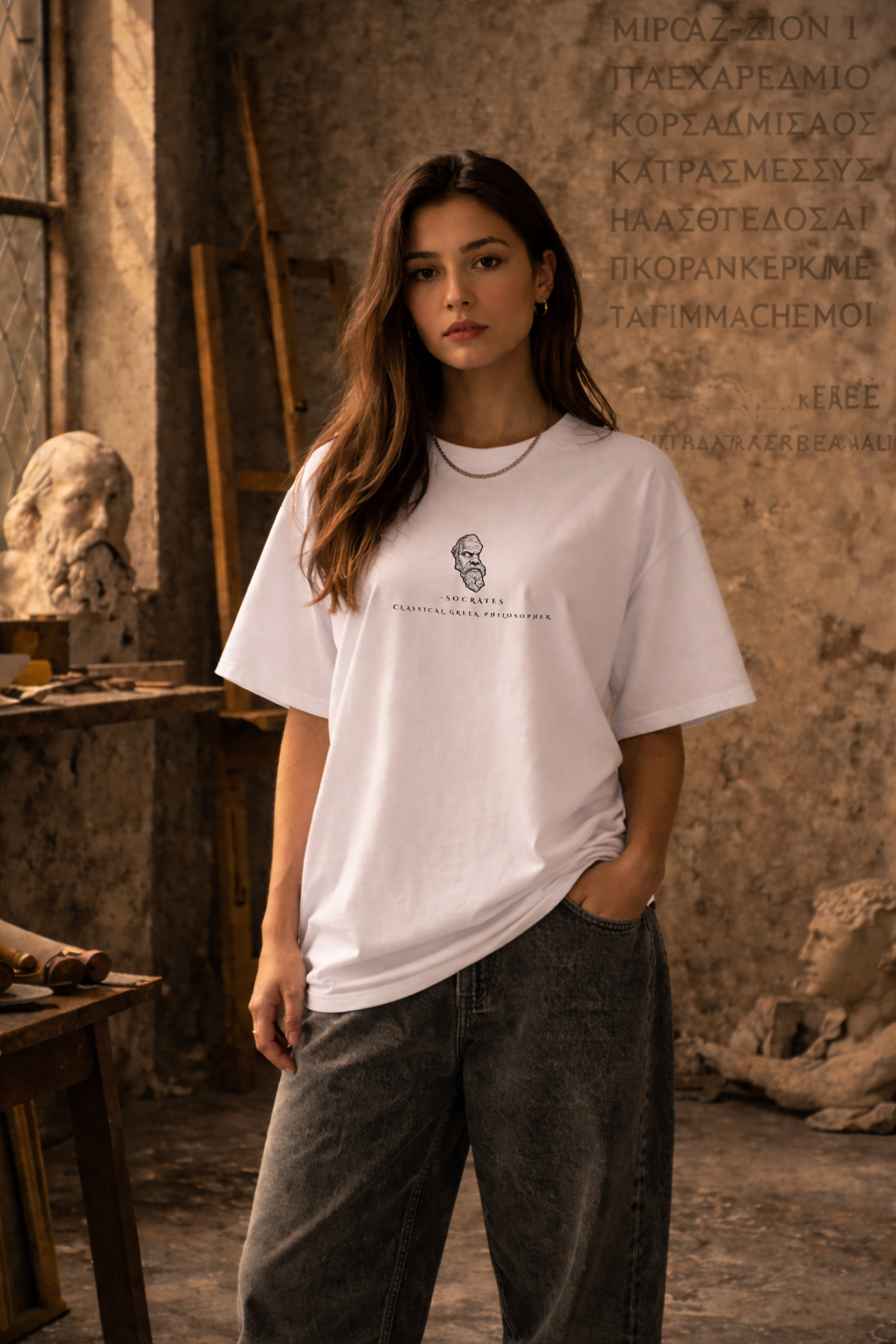 SOCRATES OVERSIZED T-SHIRT